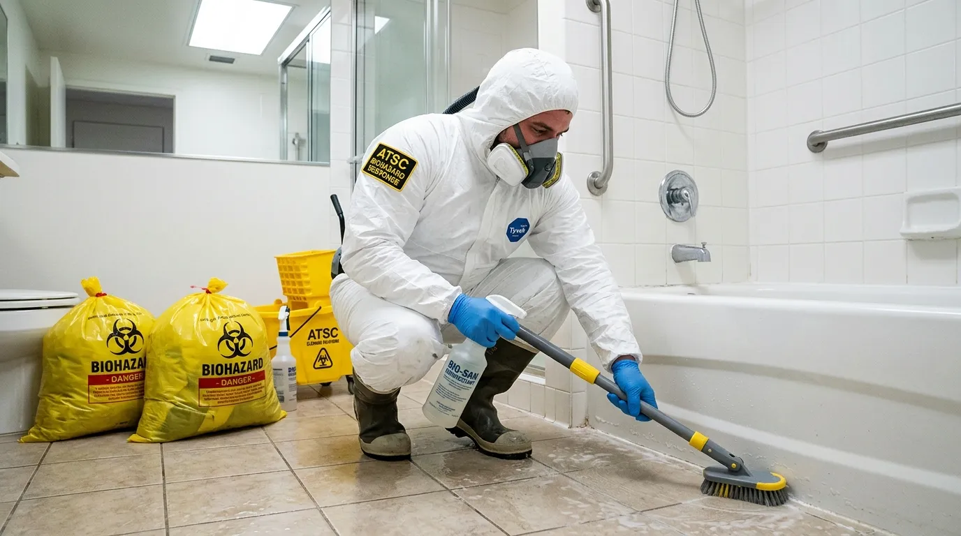 Decontamination equipment deployed for Blood Cleanup in Tequesta